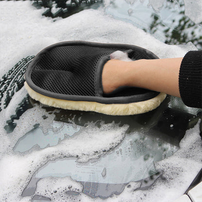 Car Brush Cleaner - Soft Gloves for Car Cleaning, 15*24cm