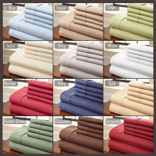 6-Piece Luxury Bamboo Bed Sheet Set — Deep Pocket | All-Season Comfort | 12 Colors