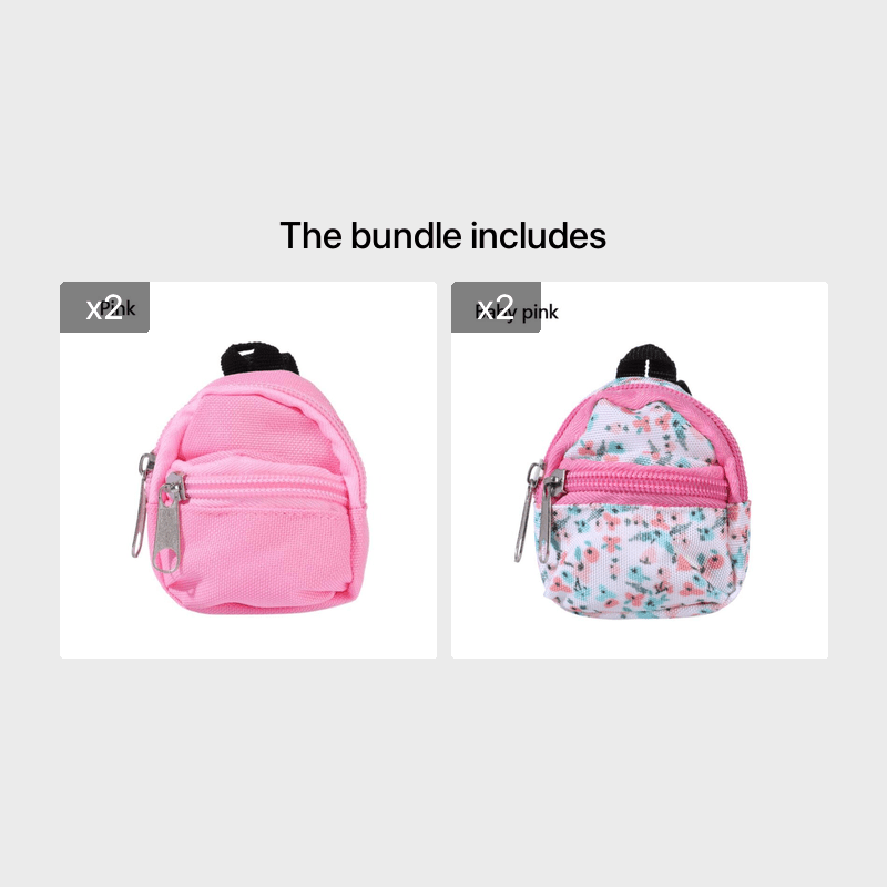 For LABUBU 11.81inch Doll 1/6 BJD Doll Mini Bag Backpack Mini Doll Bag Doll House Decoration Toy Accessories For Gifts Halloween, Christmas Gift