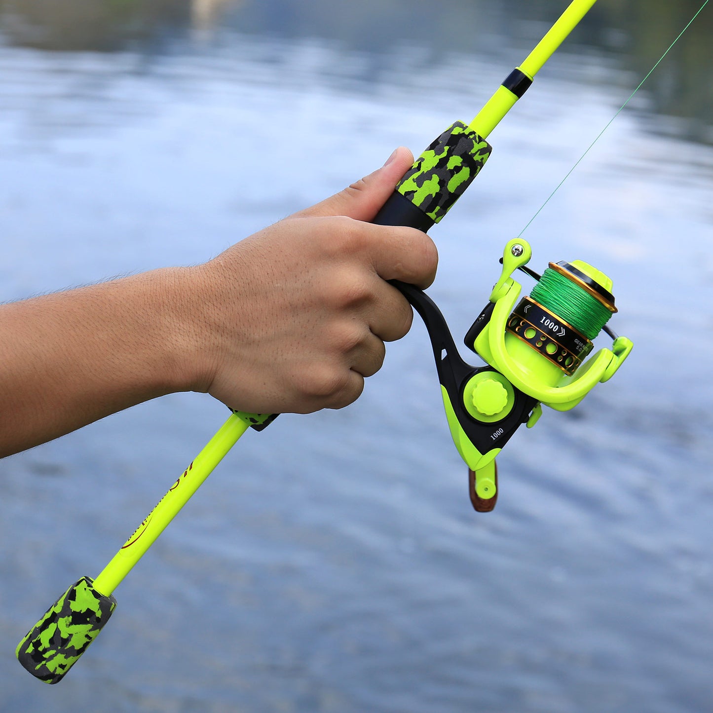 Sougayilang Fishing Rod Set Travel Fishing Combo