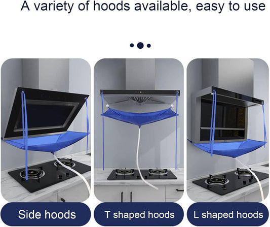Bolsa impermeable reutilizable para limpieza de campana extractora