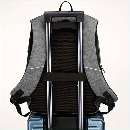 Men's Anti-theft Laptop Backpack, Travel Large Capacity Business Bag Shoulder Bag