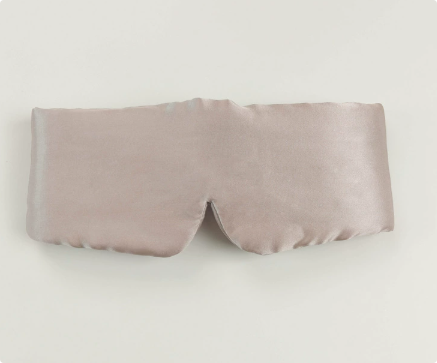 Premium Silk Sleep Mask with Ear Covers – Light & Noise Blocking