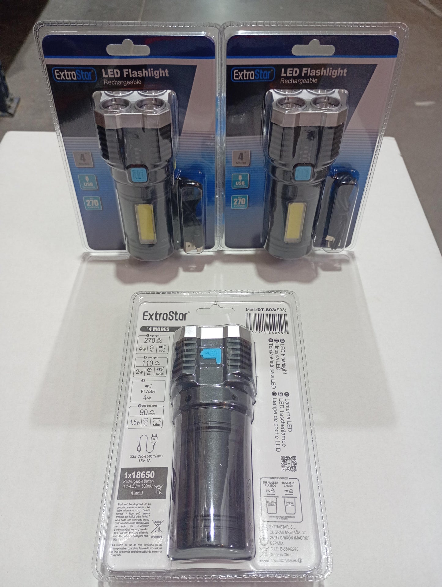 Linterna eléctrica alta luminosidad 4 modos - additional image 2