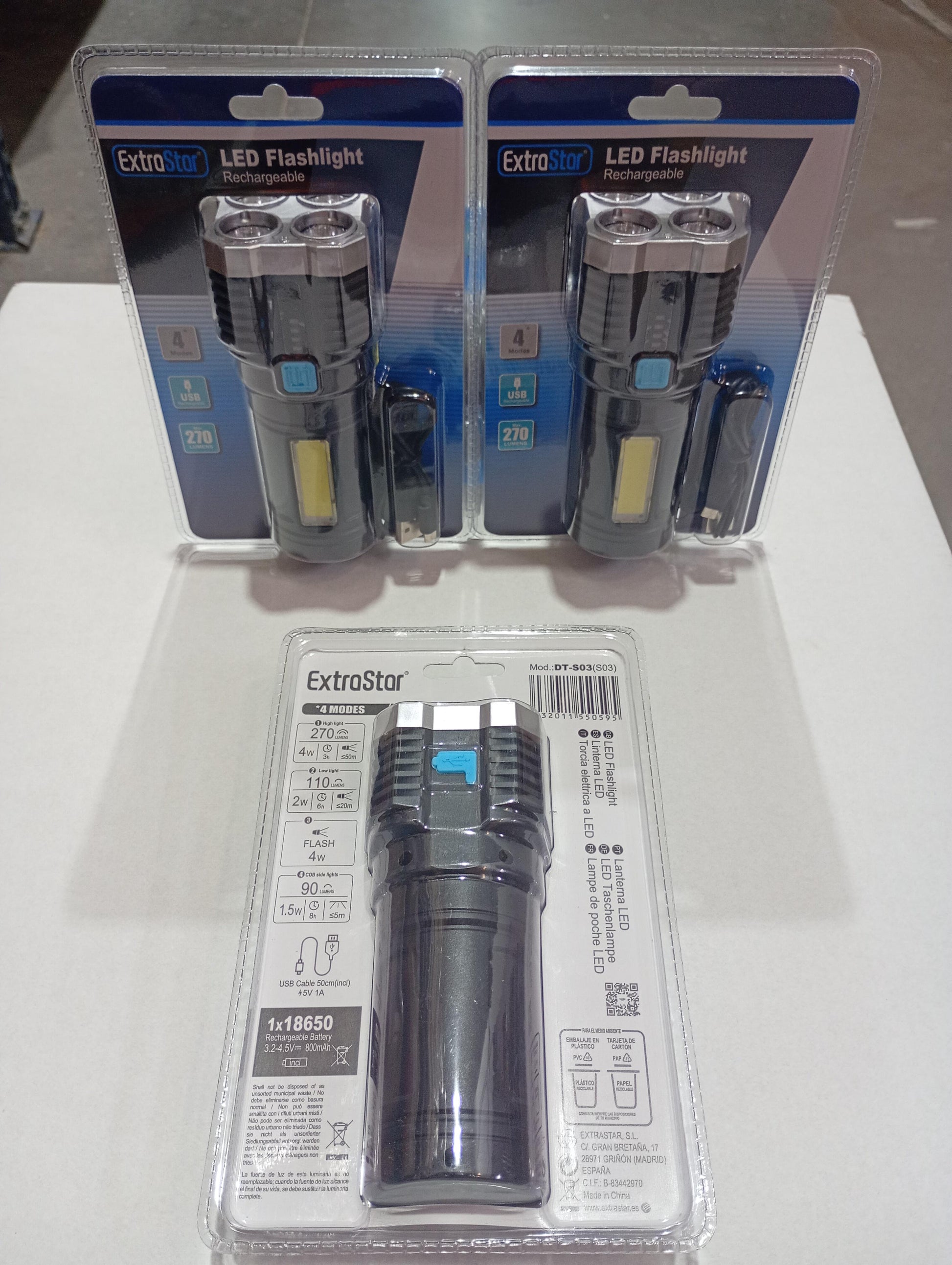 Linterna eléctrica alta luminosidad 4 modos - additional image 2