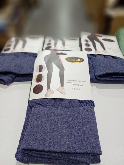 Leggins Mujer Push Up azul talla unica - additional image 3